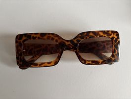 Sonnenbrille Leopardenmuster