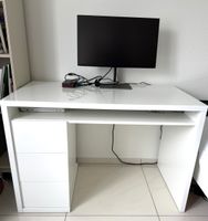 Schreibtisch Pfister weiss/hochglanz