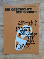 Die Geschichte der Schrift  - Pelikan - Heft - 12 Seiten