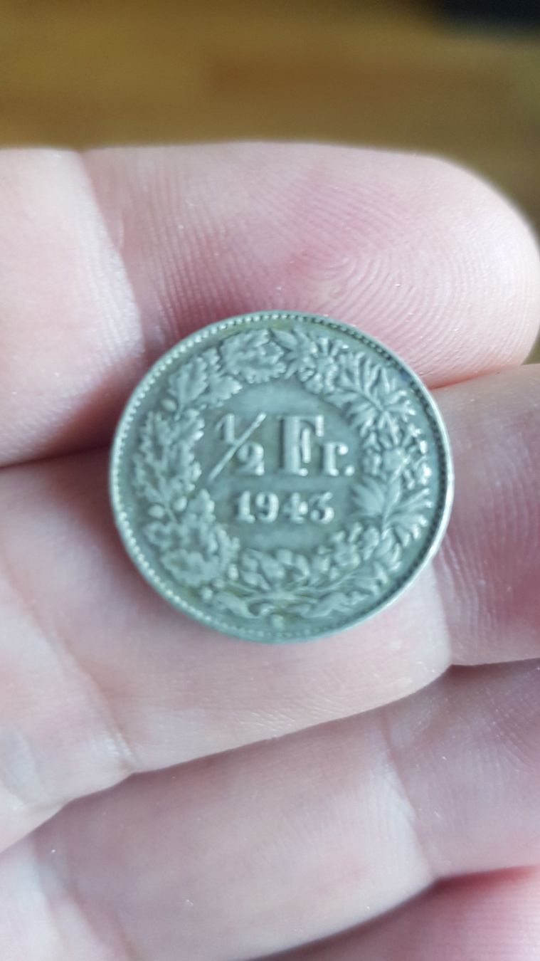 Toutes les monnaies: 1/2 Francs 1943 – D'occasion à Meyrin par menelaos77