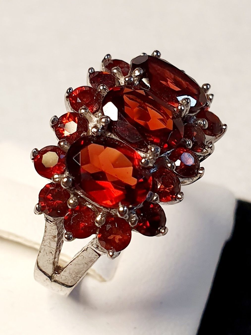 Bagues: Ring Granat Silber Grösse 56 neu – Neuf (Voir description) à Zürich par adriben 6