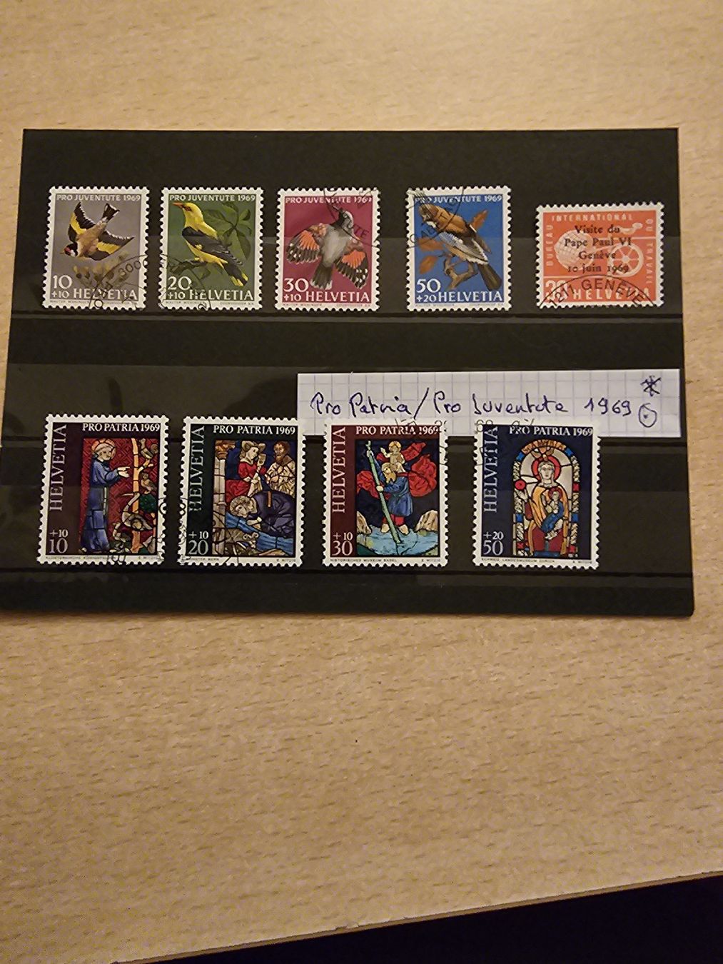 Tutti i francobolli: timbres – Nuovo (secondo la descrizione) da Yverdon-les-Bains venduto da mancheacoulles