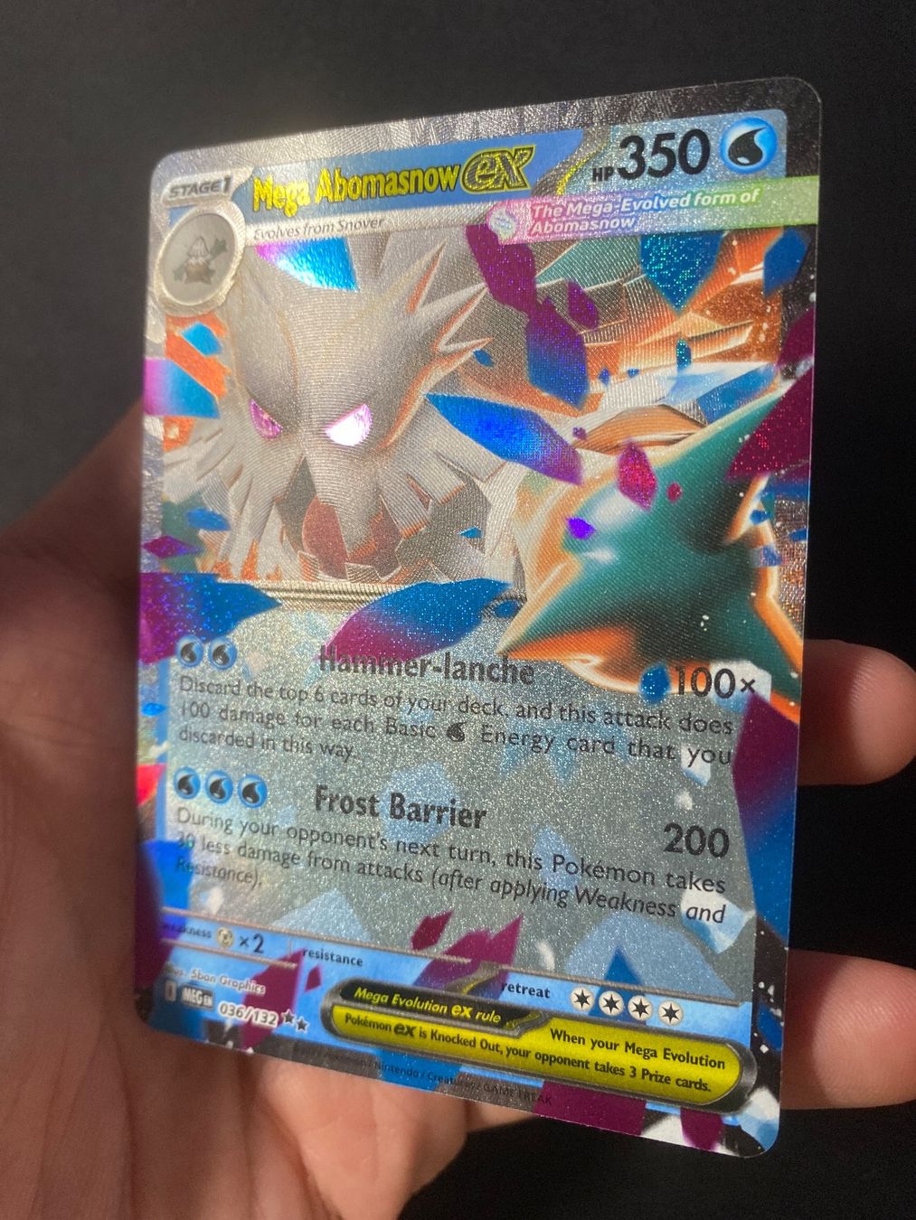 Pokémon Carte collezionabili: Mega Abomasnow ex 36 - Mega Rexblisar - Mega Evolution - EN – Nuovo (secondo la descrizione) da Hausen AG venduto da Shrade 1