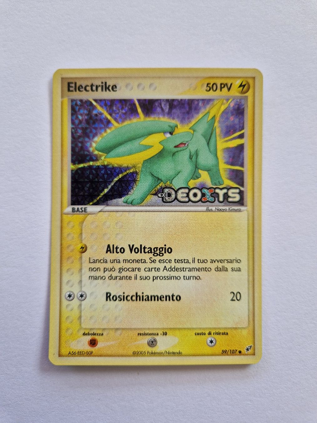 Pokémon Carte collezionabili: Electrike (Holo) - Deoxys - IT - Ab 1 – Usato da Romont FR venduto da raj_sjv9