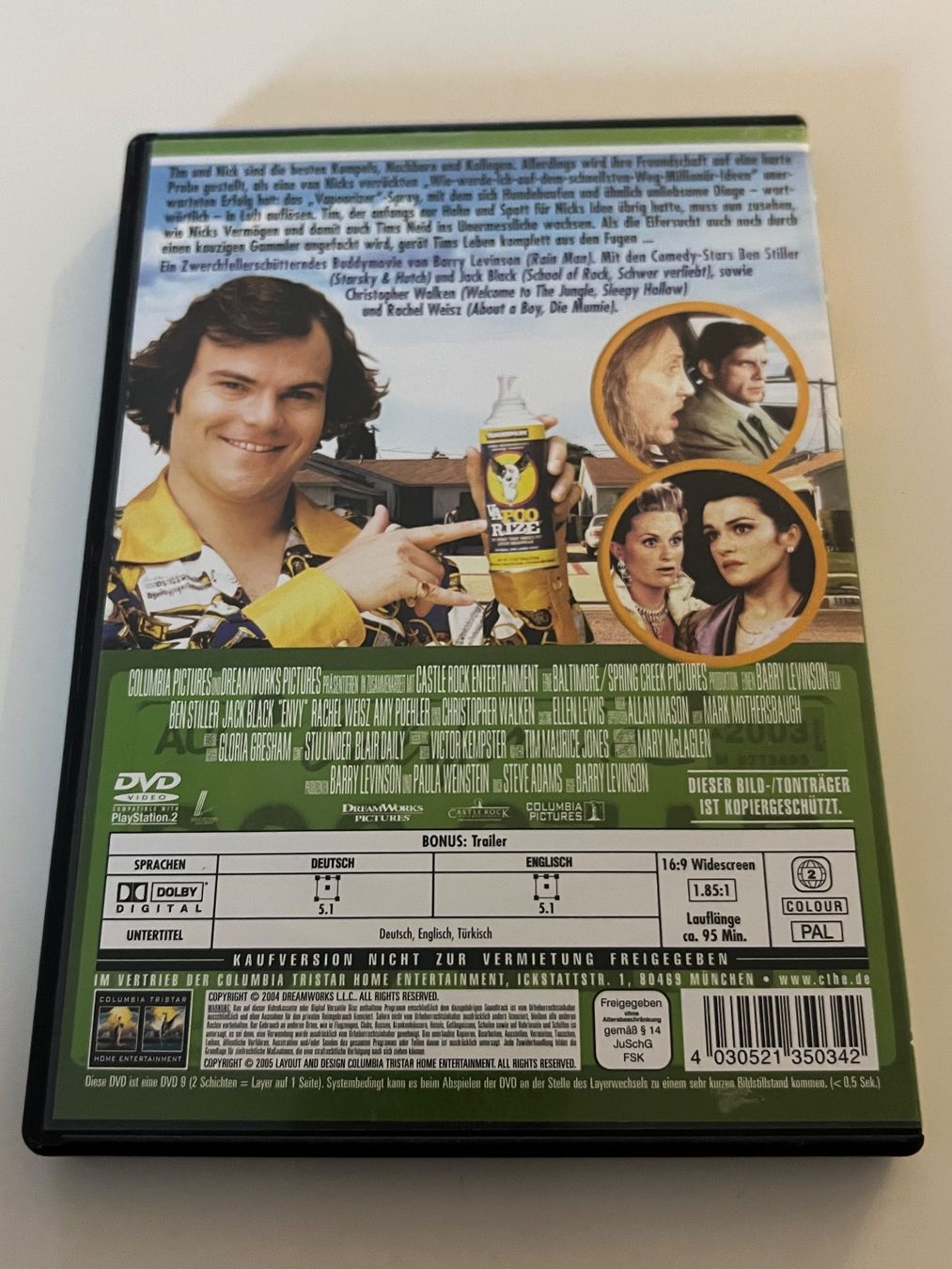 Tutti i DVDs: Neid - Stiller/Black DVD – Usato da Altstätten SG venduto da sheamus 1