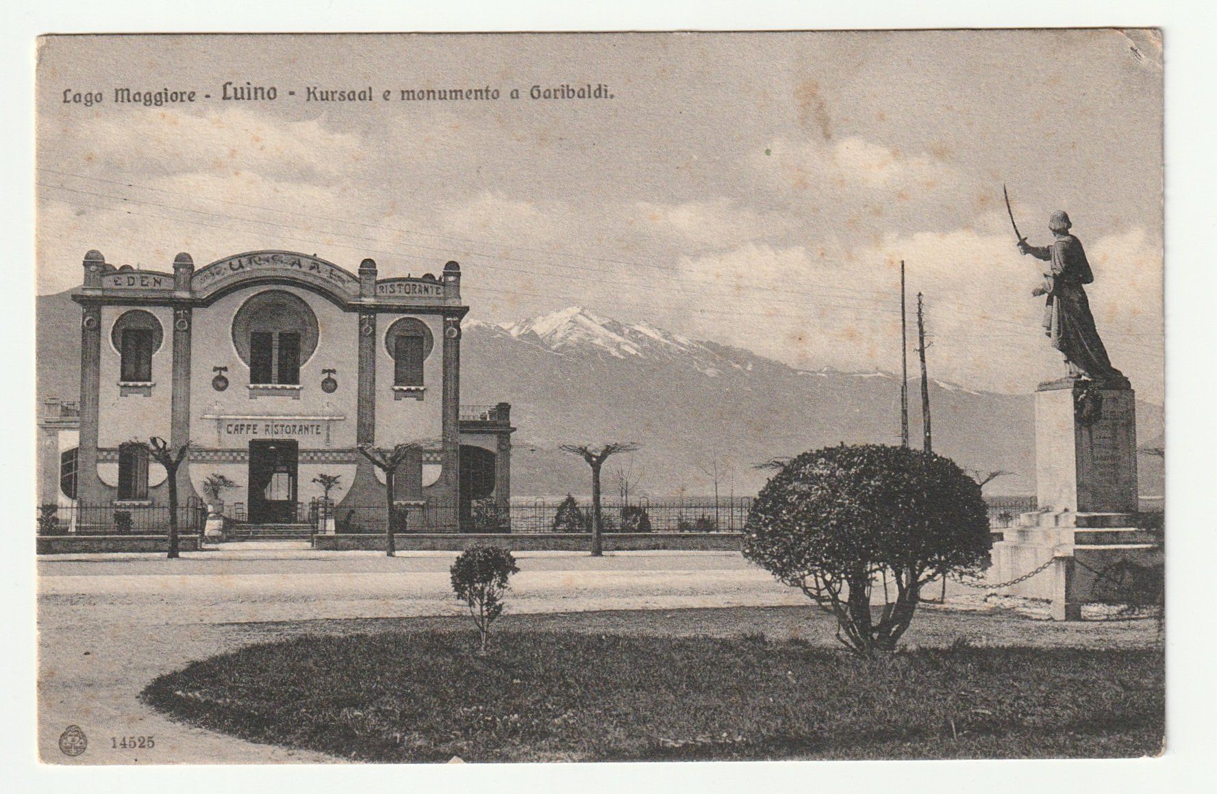 Cartoline postali: Postkarte Luino, Lago Maggiore, Garibaldi-Denkmal – Nuovo (secondo la descrizione) da St. Gallen venduto da Ricardo_Deals