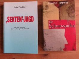 Sekten - Jagd - Die Schattenspieler - 2 Bücher - Scientology