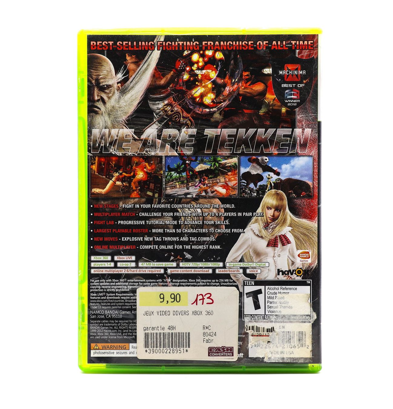 Giochi: Tekken : Tag Tournament 2 NTSC - XBOX 360 – Usato da Paudex venduto da dindeboy 1