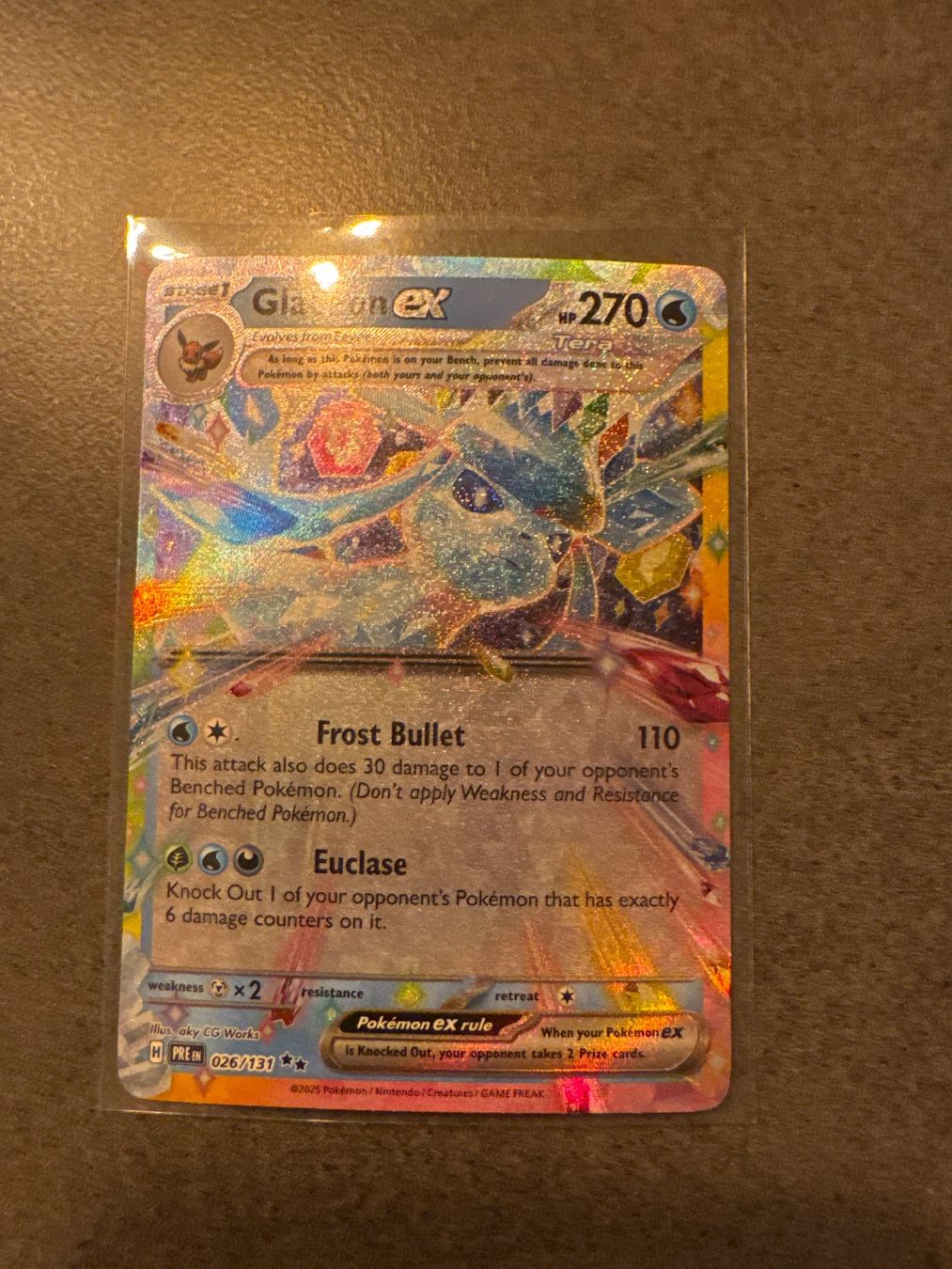 Pokémon Cartes à collectionner: Glaceon ex 026/131 Prismatic Evolutions – Neuf (Voir description) à Winterthur par Fischinho