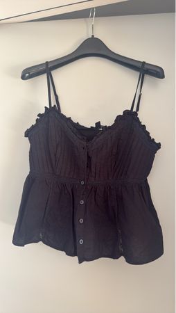 C&A Damen Top, Schwarz, Grösse 40