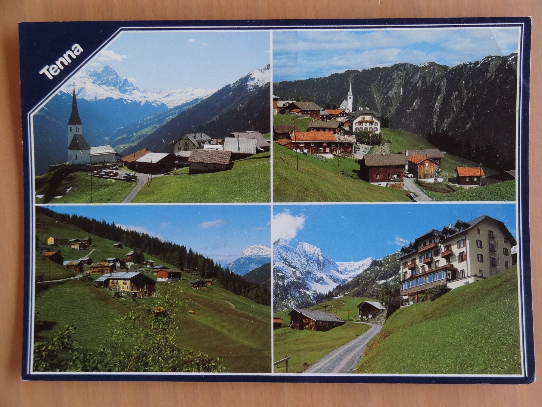 Cartoline postali: Tenna - GR - 1997 – Usato da St Léonard venduto da Riglin