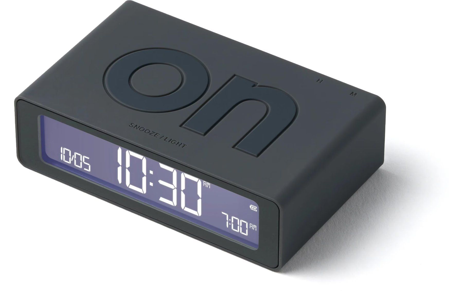 Lexon Réveils: Lexon LCD-wecker Flip Mini Anthrazit - piffig – D'occasion à Unterkulm par klarton 2