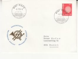 Sonderstempel S. 740 1100 Jahre Rafz 1970