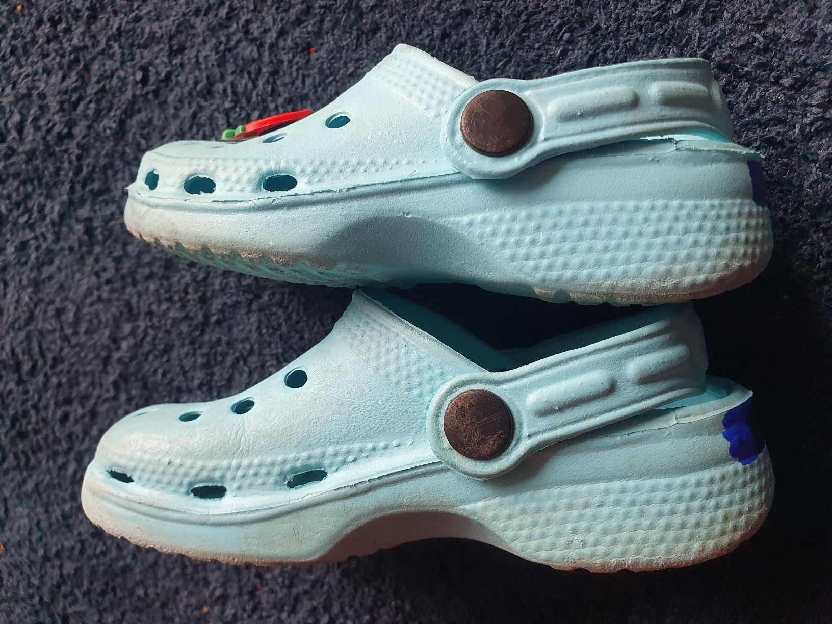 Scarpe per ragazzi: Gartenschuhe, hellblau Grösse 24 – Usato da Zürich venduto da cha_bfl5 4