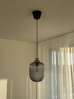 Solklint - Ikea Hängeleuchte Glas Messingfarben 