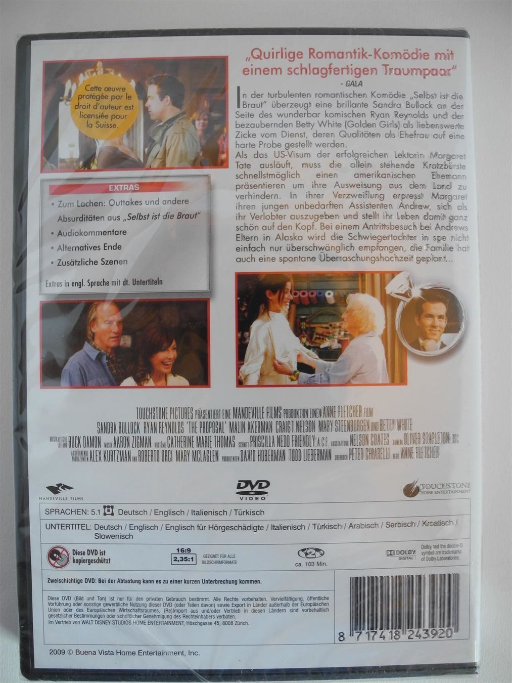 Tutti i DVDs: DVD Selbst ist die Braut, Nr. 417 – Nuovo e nell'imballaggio originale da Kottwil venduto da Crazyrolf 1