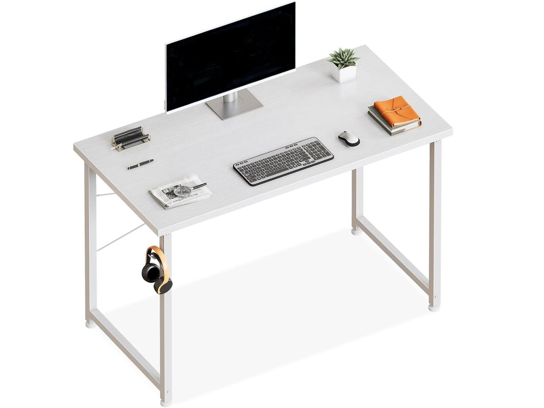 Scrivanie: Bürotisch weiss, Schreibtisch 100x48cm, Computertisch – Nuovo e nell'imballaggio originale da Zürich venduto da MueDes