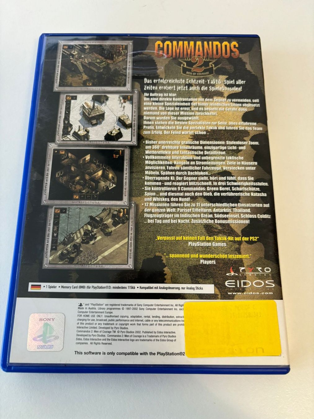 Giochi: Commandos 2 (PS2) – Usato da Herisau venduto da Seyashop1 2