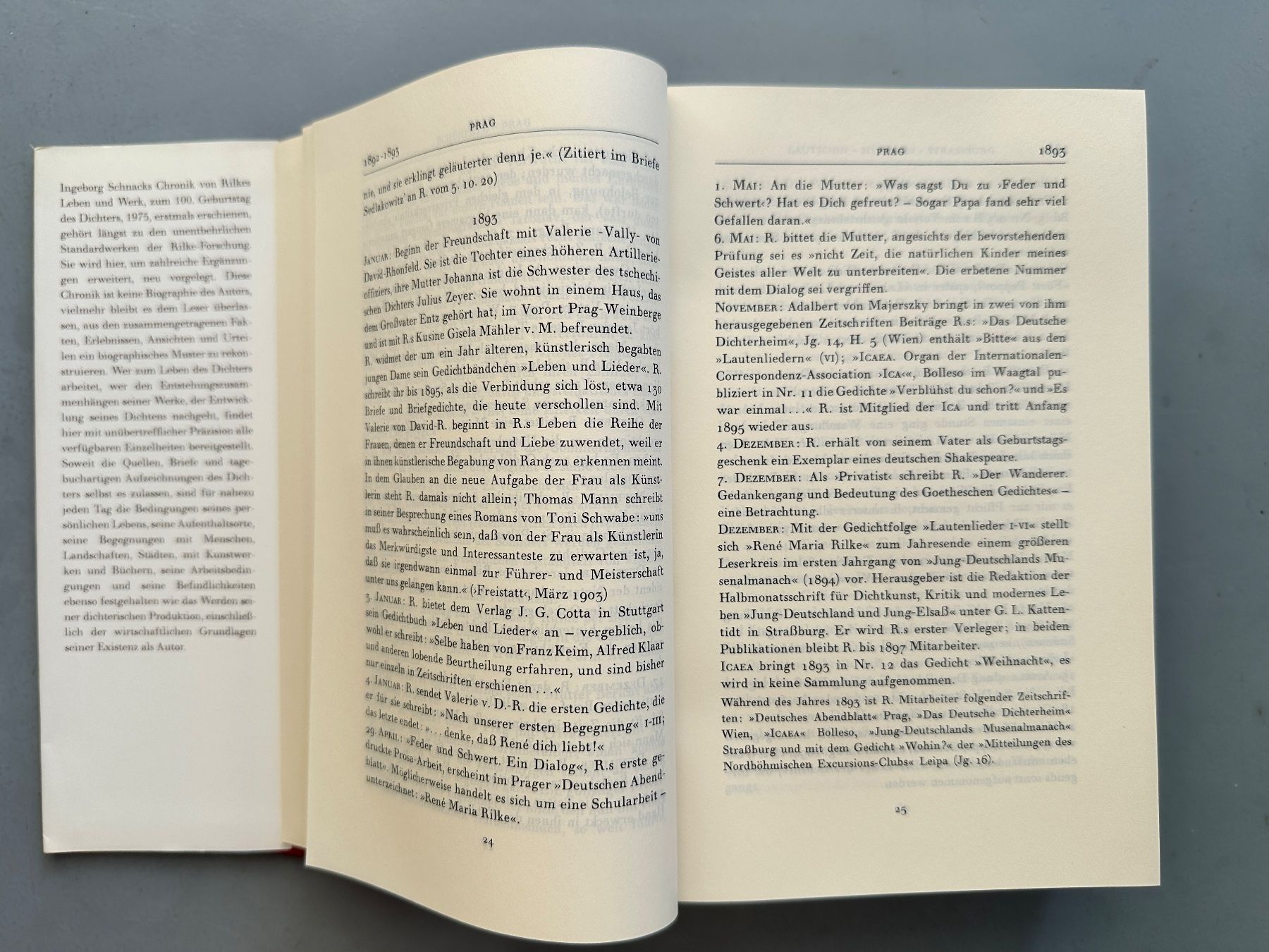 Libri: Ingeborg Schnack: Rilke Chronik. – Usato da Zürich venduto da allp 5