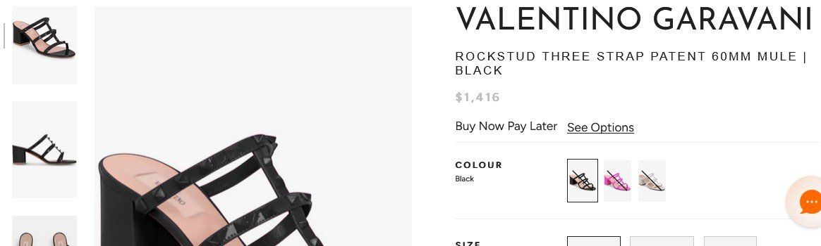 Valentino Scarpe da donna: Valentino Rockstud  Sandalen / Sandales .40 – Nuovo (secondo la descrizione) da Collonges venduto da Auganien 1