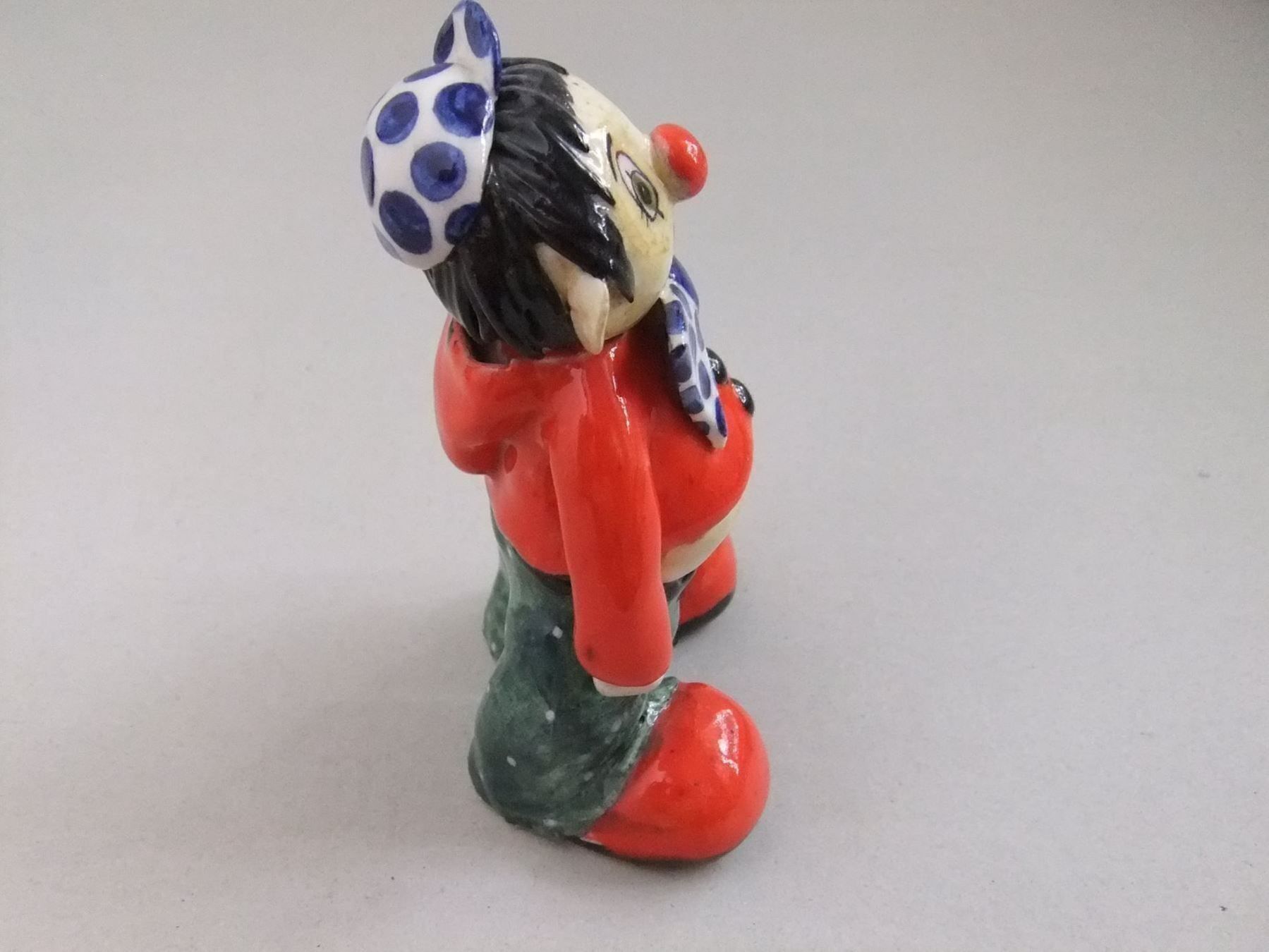 Statuette: Fayence Keramik Clowns - Jakob Haas – Usato da Esslingen venduto da eintagammeer 8