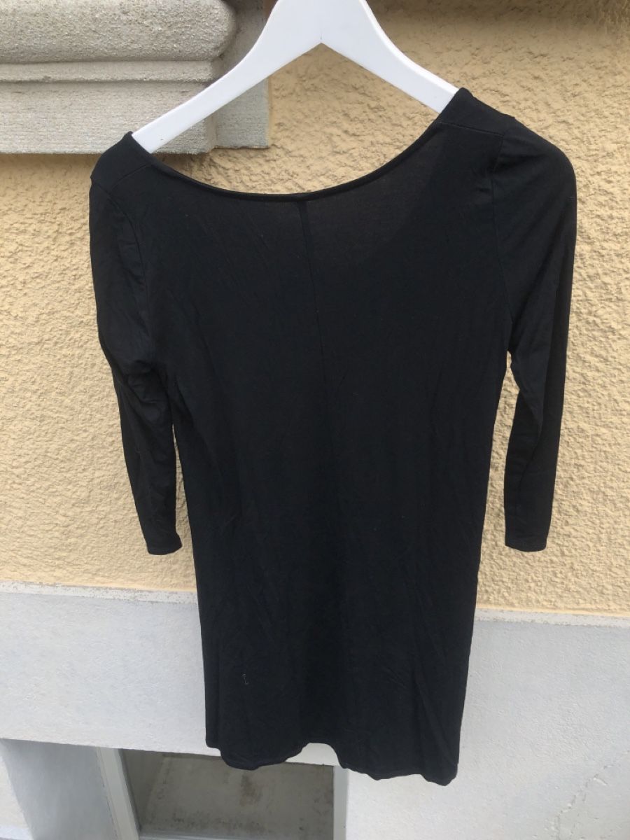 Kleider: Schwarzes Kleid/langes Shirt mit Taschen – Gebraucht aus Wädenswil von Pixie_ 1