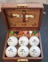 Golf Geschenkset im Lederetui - Perfekt für Golfer