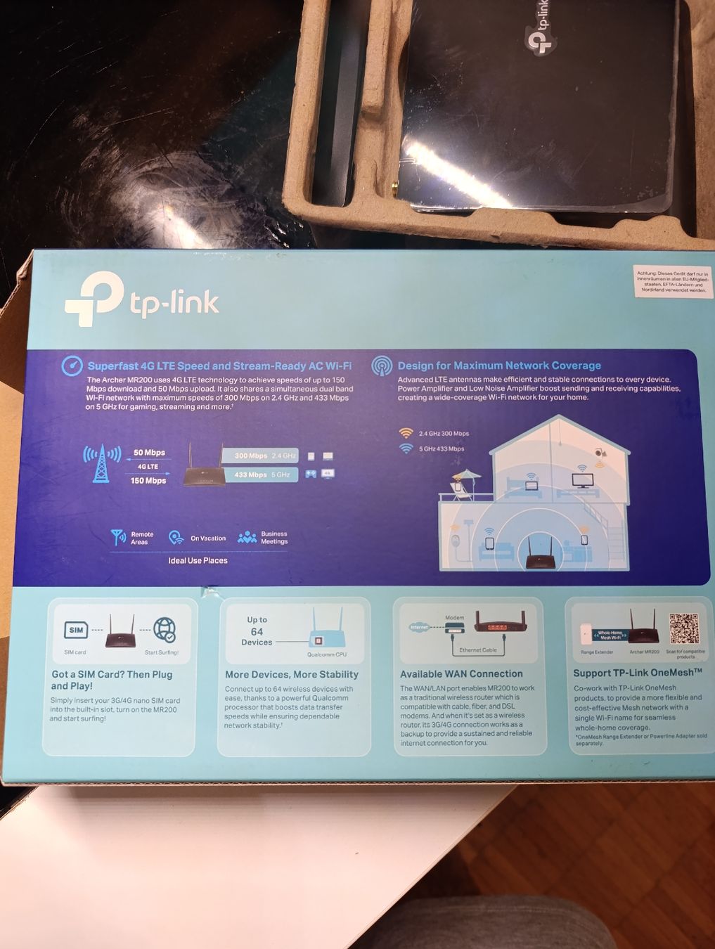 TP-Link Modems & Router: TP-Link Archer MR200 4G LTE Router  Neu – Neu (gemäss Beschreibung) aus Wädenswil von ElGaddi 2