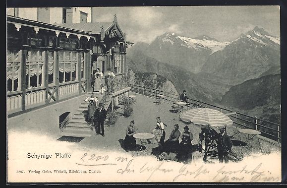 Cartoline postali: Schynige Platte, Hotel Schynige Platte – Usato da Berlin venduto da bartko-reher