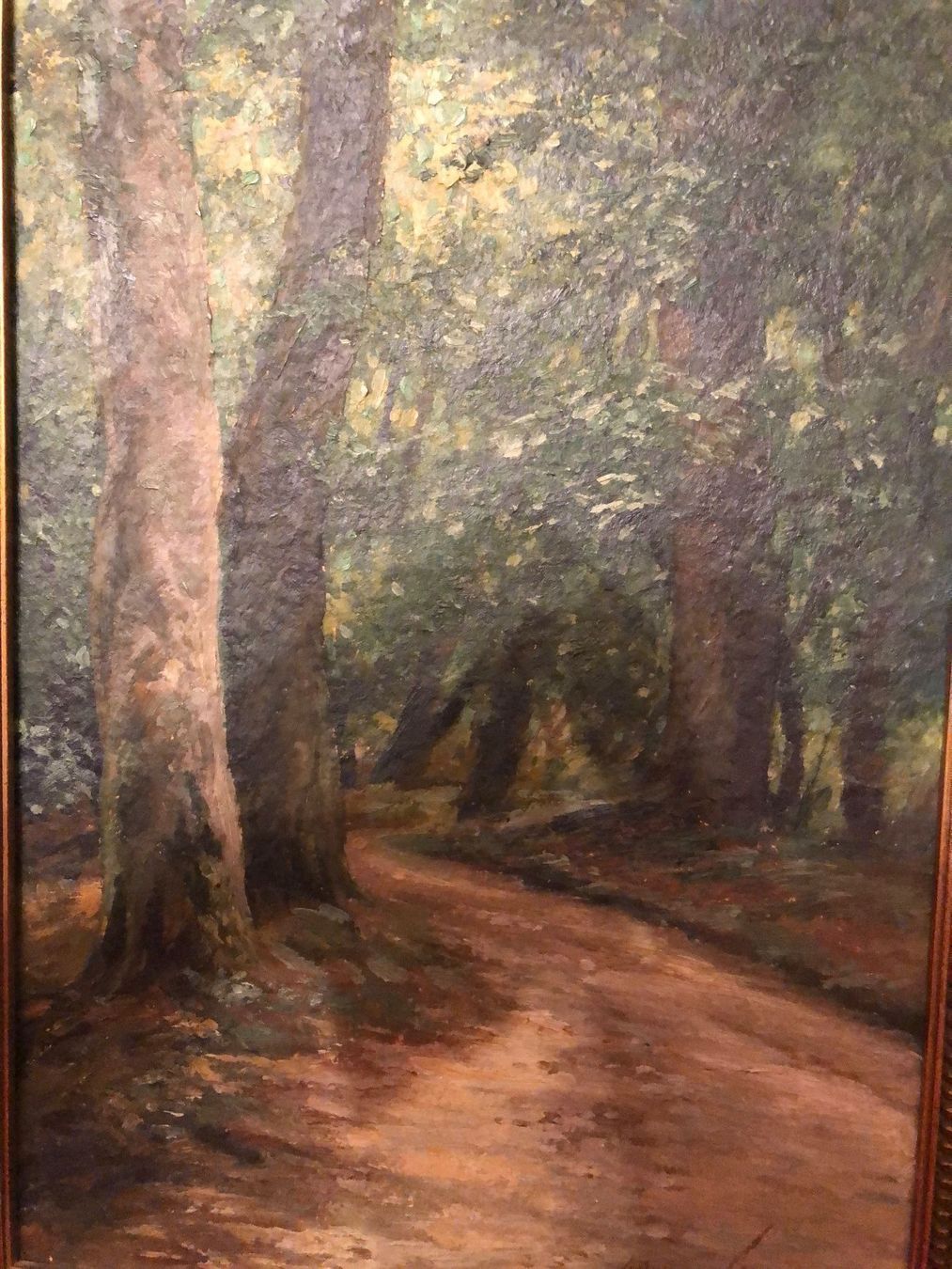 Gemälde: WILHELM SCHÜTZE. Sommerliche Landschaft. – Gebraucht aus Wald ZH von mlnt 3