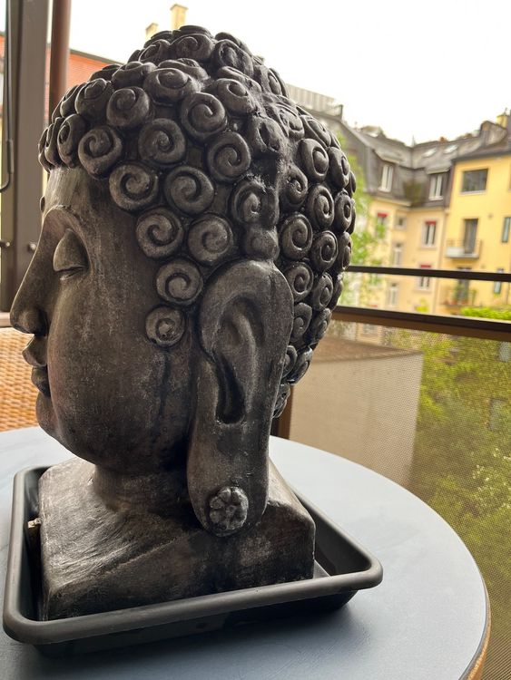 Buddha Kopf auch für den Garten Kaufen auf Ricardo