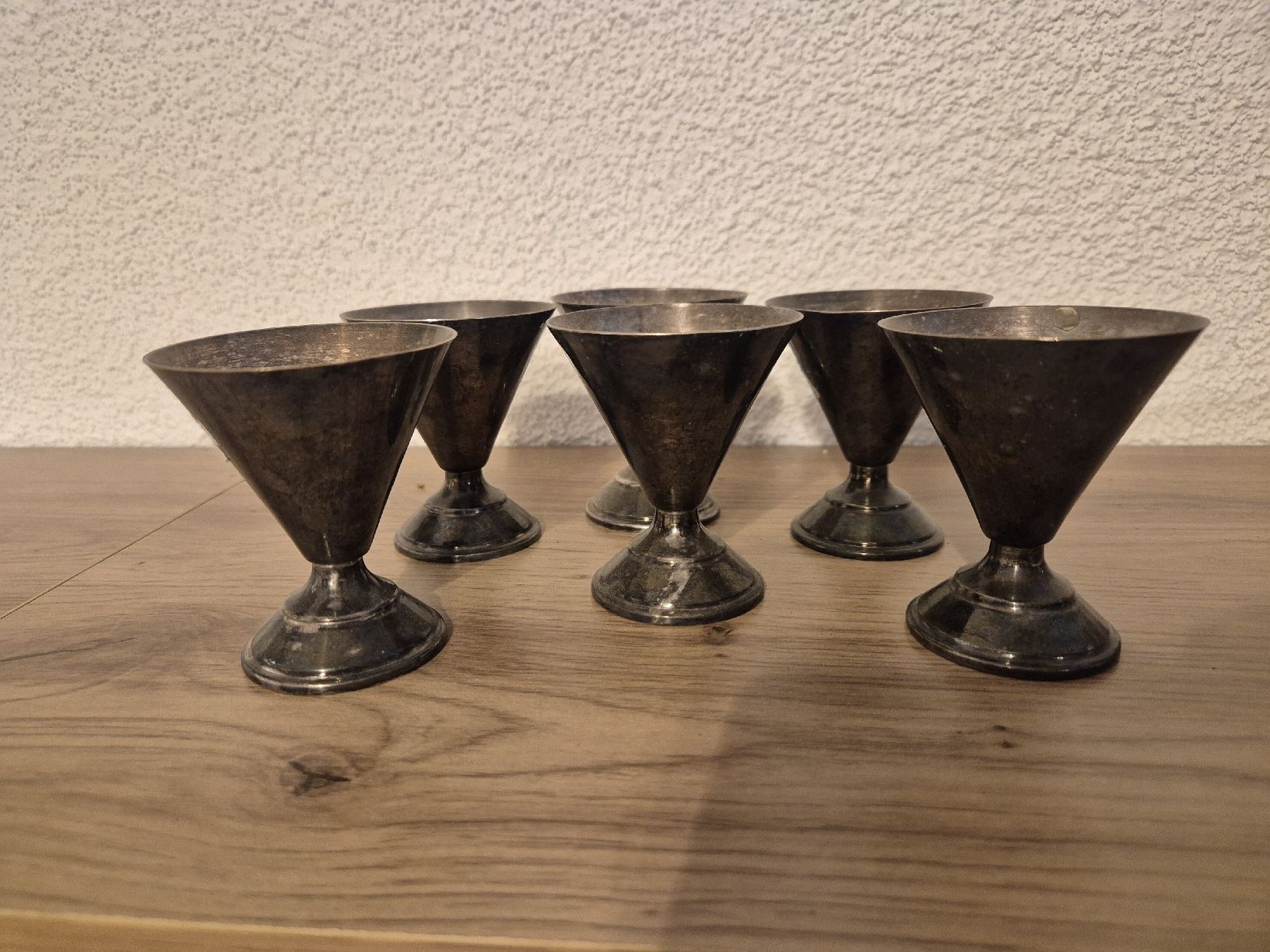 Verres: 6 versilberte Gläser / Vintage / Dekorativ – D'occasion à Luzern par kat_6kt5 1