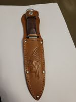 Messer Rostfrei Solingen Jagdmesser Lederetui Indianer