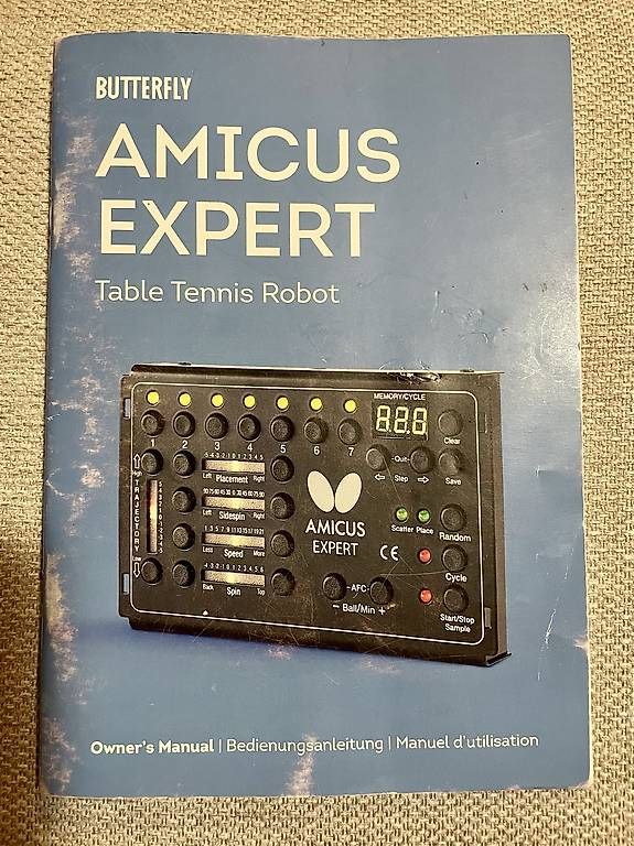 Tennis da tavolo: Robot de tennis de table BUTTERFLY AMICUS EXPERT – Usato da Vuadens venduto da Reichen0 3