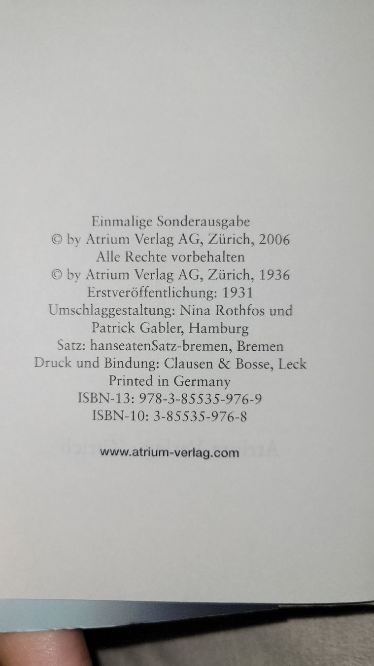 Bücher: Erich Kästner Fabian gebrauchtes Buch – Gebraucht aus Horgenberg von Klatschmohnmaria 2