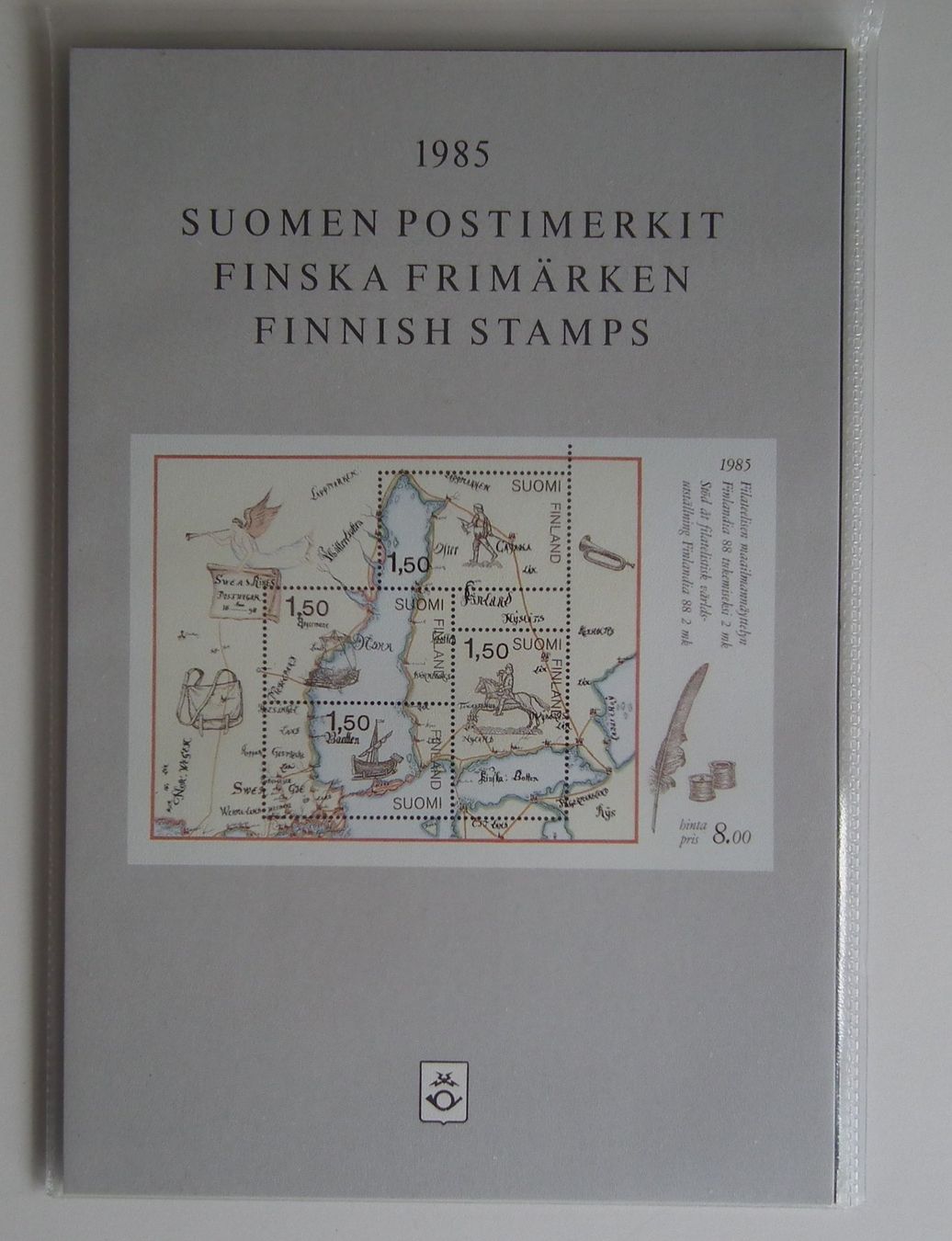 Tutti i francobolli: Finnland  Ausgabe 1983 Postfrisch**  in Folder – Usato da Kriens venduto da WULLU99