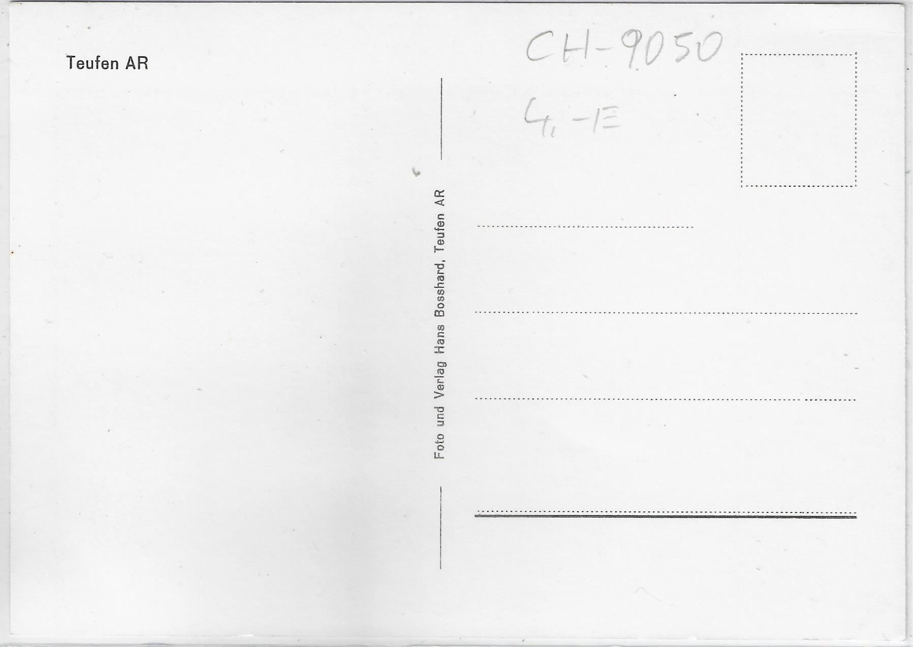 Cartoline postali: Teufen AR - Generalansicht – Usato da Ettingen venduto da Kartenplanet 1