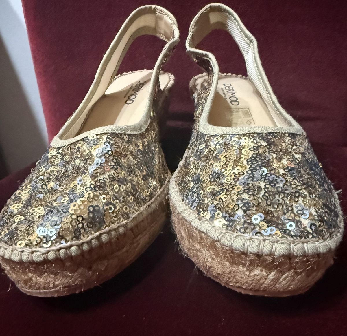 Damenschuhe: sequin wedge espadrilles – Neu (gemäss Beschreibung) aus Zürich von Yuece 1
