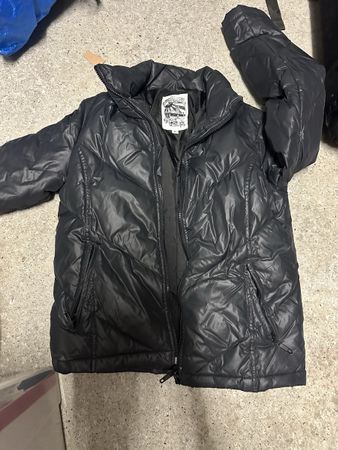Vintage Black Puffer Jacket Small size