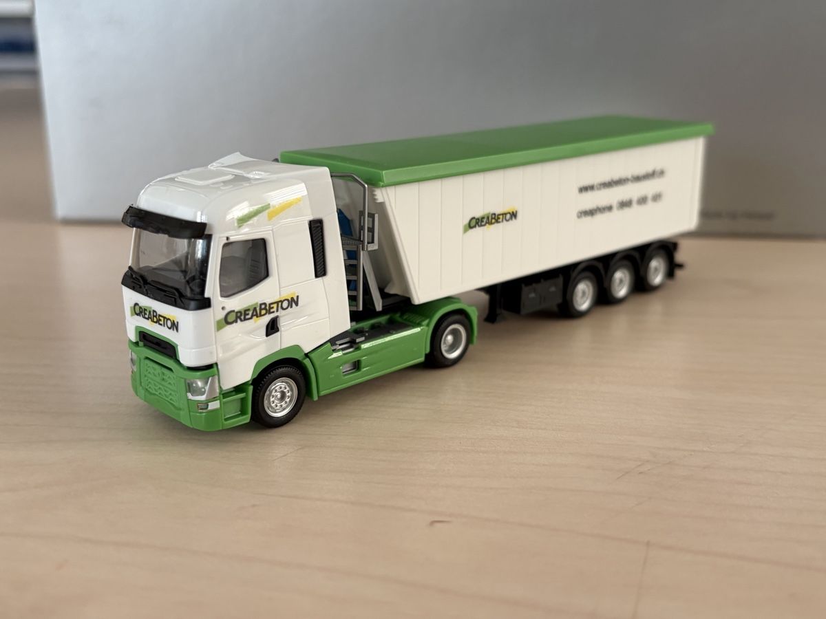 Herpa Modellini d'auto: Renault T Crea Beton – Nuovo (secondo la descrizione) da Felben-Wellhausen venduto da Mobil01