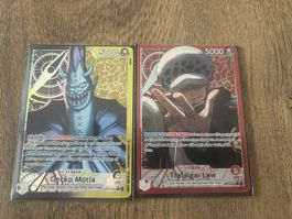 Full Art Leader OP-14 Gecko Moria & Trafalgar Law