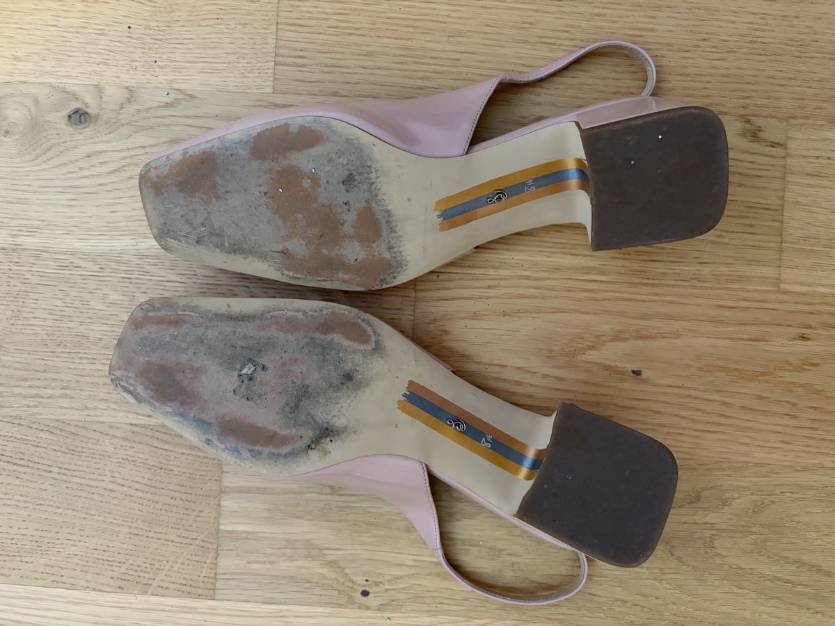 Sam Edelman Scarpe da donna: Sam Edelman Slingback Schuhe rosa Lack – Usato da Zürich venduto da supereme 2