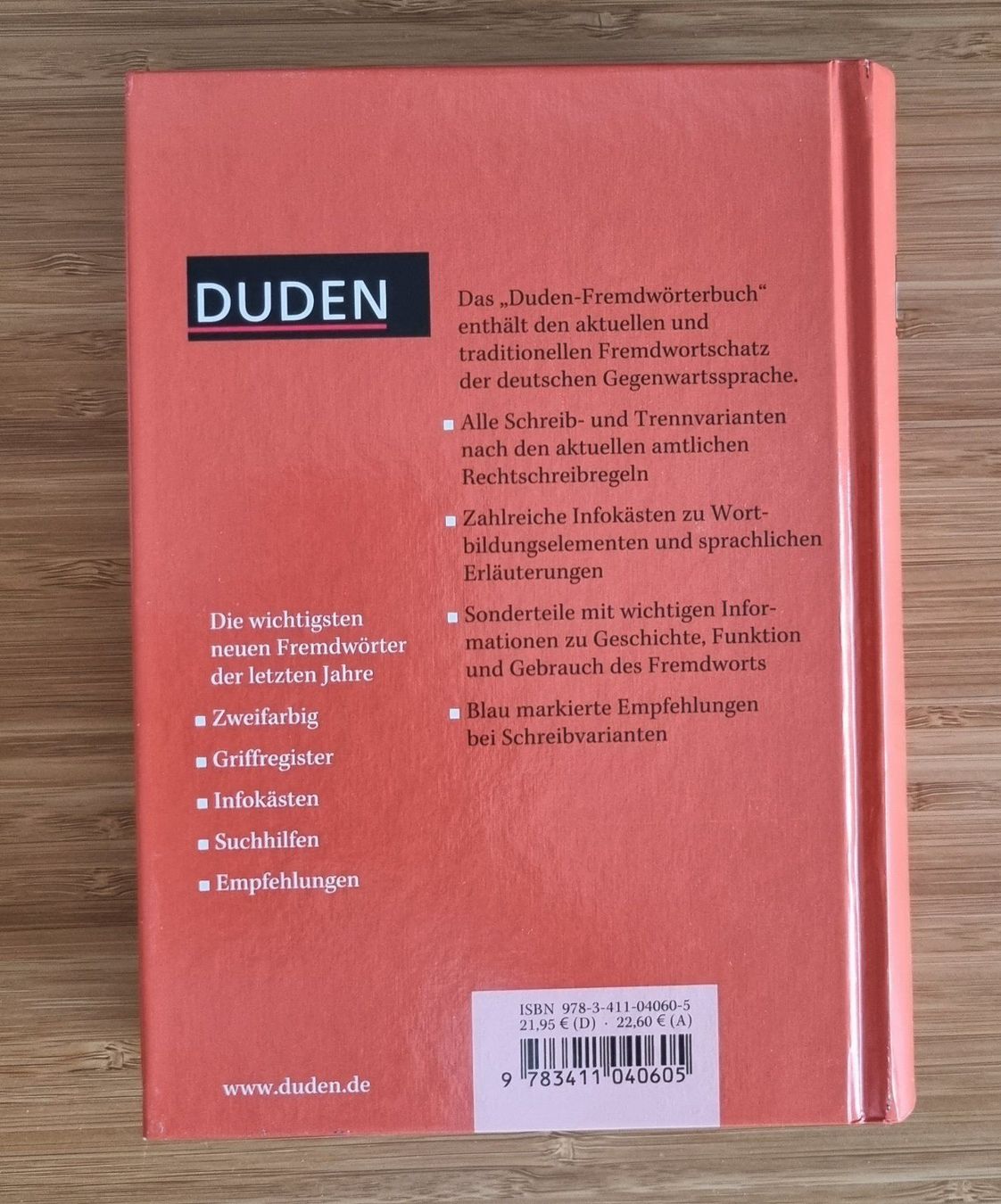 Libri: Duden - Das Fremdwörterbuch – Nuovo (secondo la descrizione) da Zumikon venduto da theMiinimalist 2