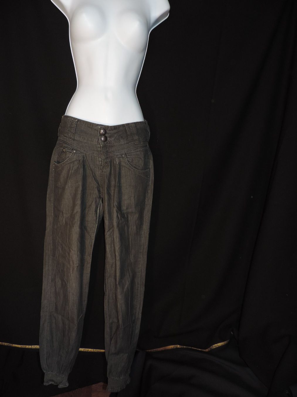 Jeans: jeans souple noir gris – Usato da Genève venduto da Axelle333 6