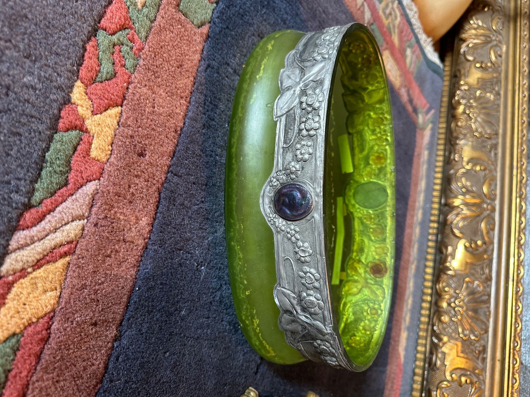 Gläser: Ovale Glasschale, Böhmen – Gebraucht aus Rudolfstetten von Laramalna