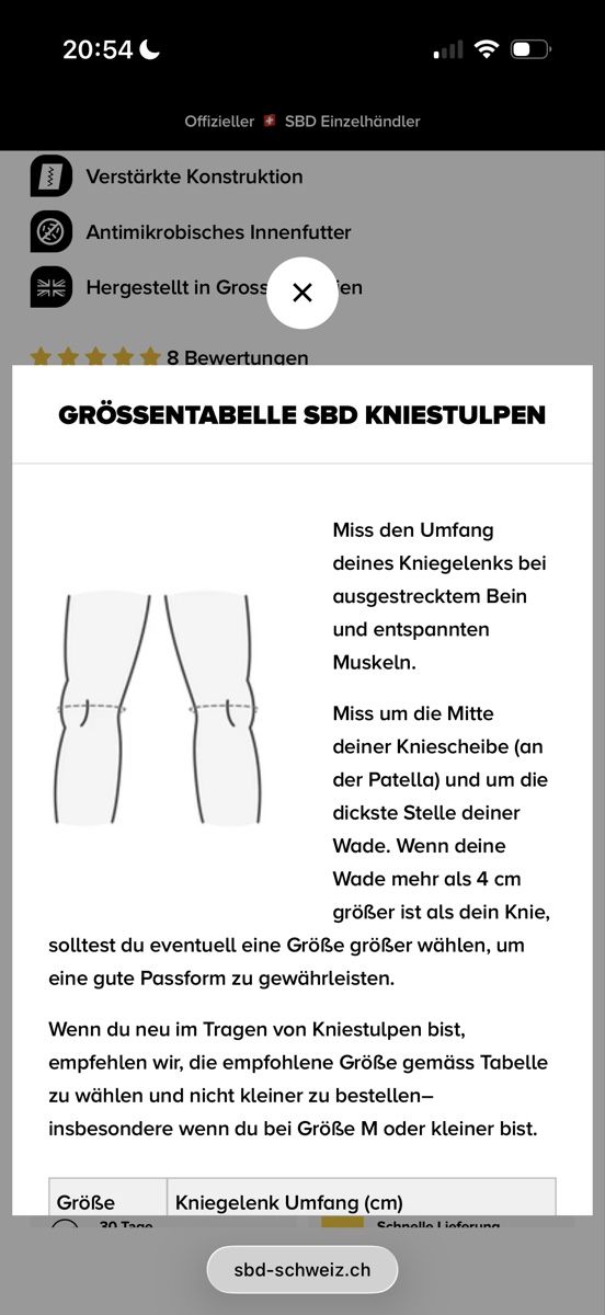 Protections: SBD Kniestulpen Gym – D'occasion à Othmarsingen par che_n8zz 2