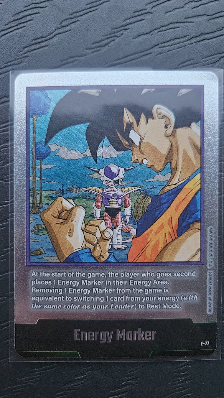 Bandai Carte collezionabili: DB Fusion World Energy Marker E-77 Silver EN – Usato da Stetten AG venduto da Kiosk56