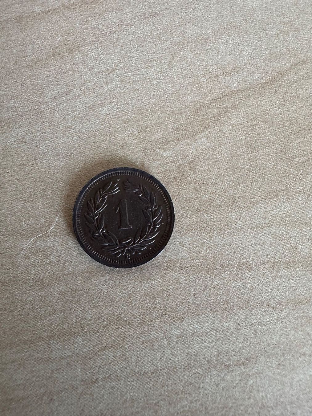 Tutti le monete: 1 Rappen - 1933 B  Bronze - – Usato da Obergerlafingen venduto da Jopi_23