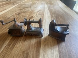 3 vintage Miniatur-Bleistiftspitzer