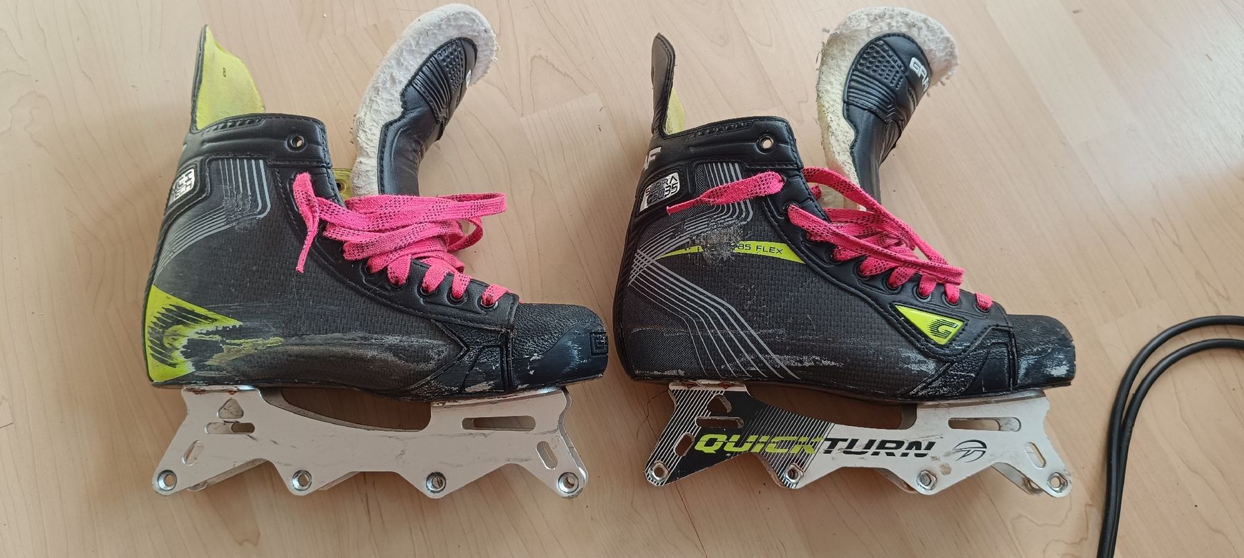 Pattini in linea & Pattini a rotelle: Patin inline skater hockey Graf – Usato da Delémont venduto da Foxtrott_one 3